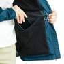 QUECHUA - Women's Country walking waterproof jacket NH500 Imper, Dark Petrol Blue