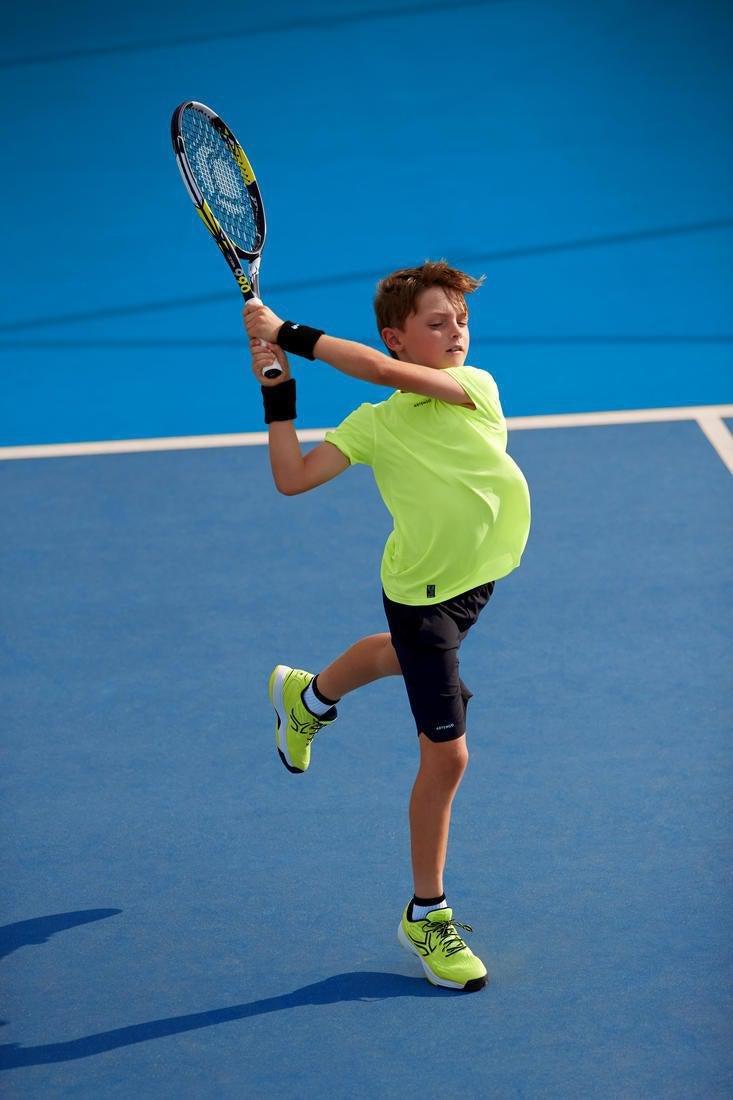 Kids Boys Tennis Shorts - TSH500, Black, No Color, large image number 9