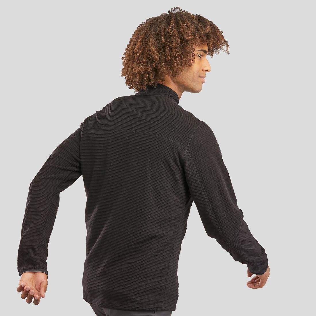 Mens Mountain Walking Fleece - Mh500, Black, , large image number 3