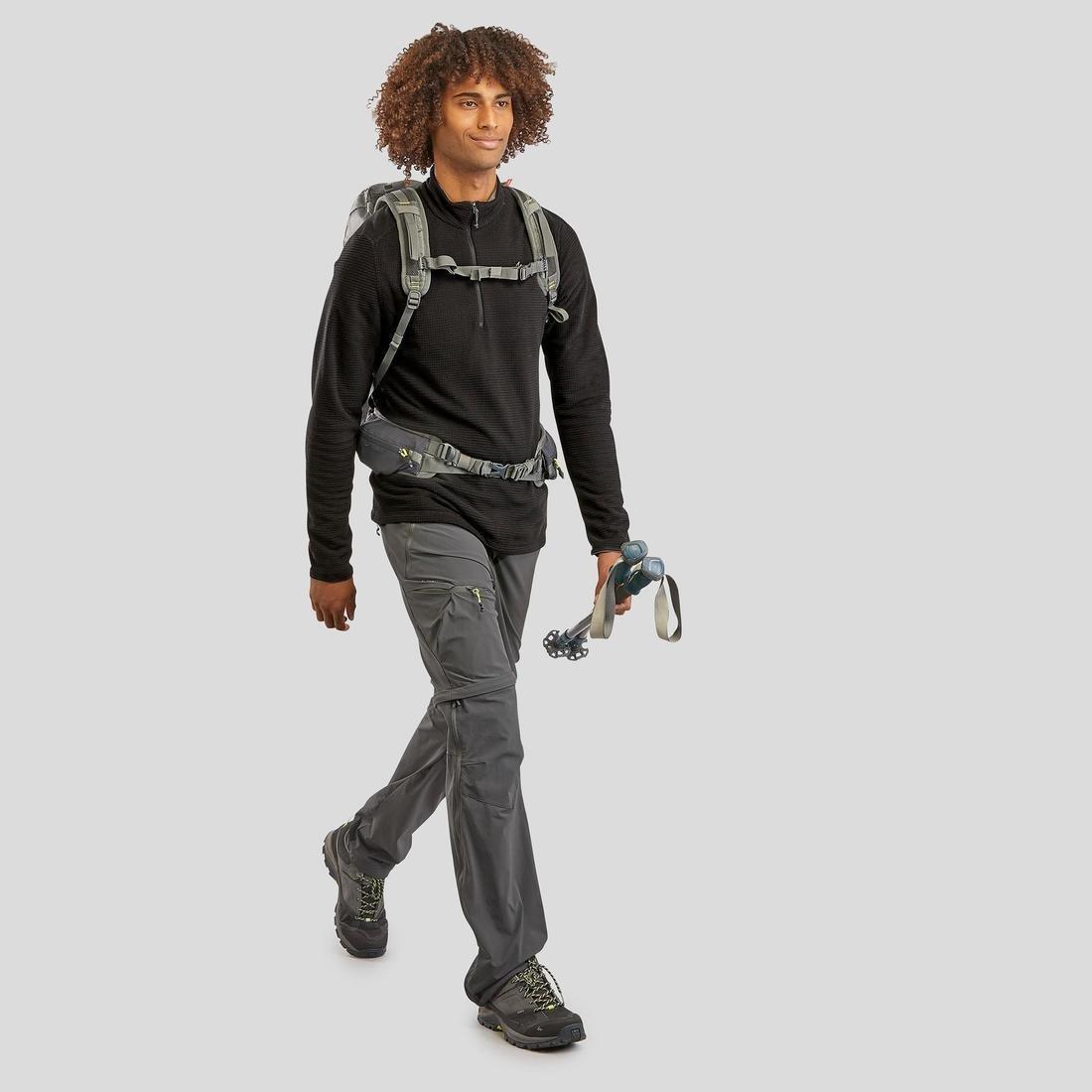 Mens Mountain Walking Fleece - Mh500, Black, , large image number 4