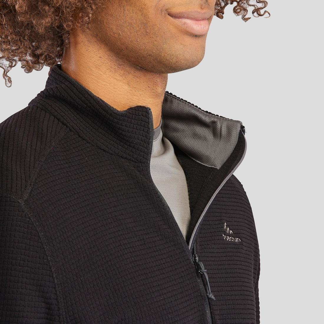 Mens Mountain Walking Fleece - Mh500, Black, , large image number 5