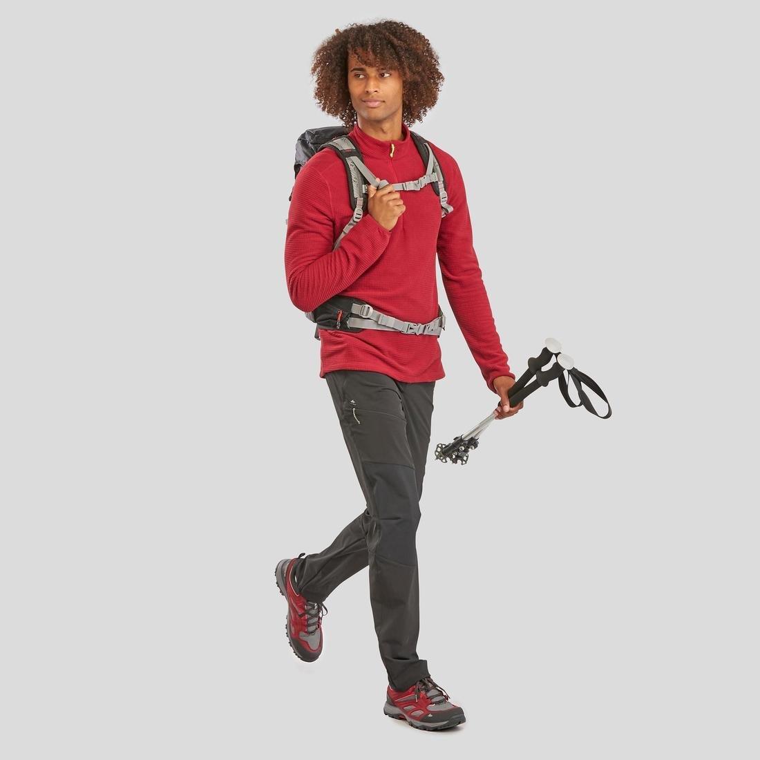Mens Mountain Walking Fleece - Mh500, Black, , large image number 6
