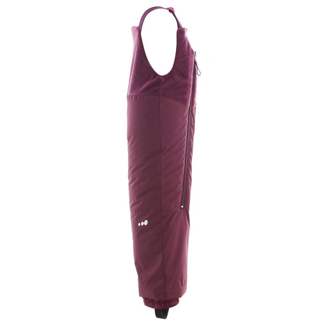 Baby Warm Ski Salopettes - 500 Warm, Purple, , large image number 5