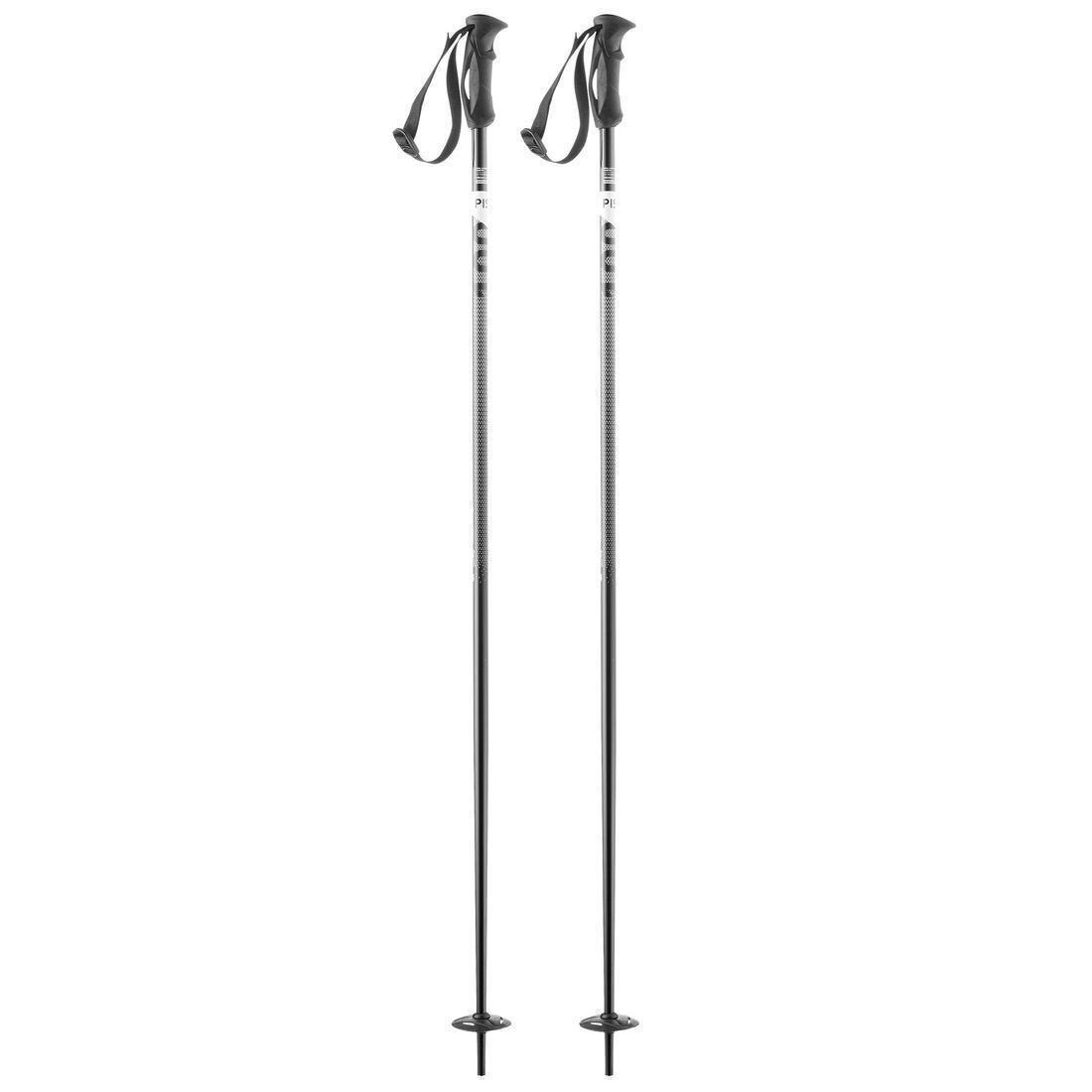 DEFAULT Men's Downhill Ski Poles - Black, No Color, large image number 0