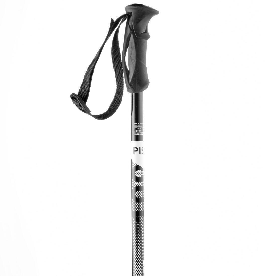 DEFAULT Men's Downhill Ski Poles - Black, No Color, large image number 2