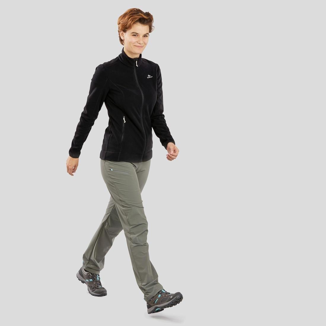 Women's Walking Fleece Jacket, Black, , large image number 10