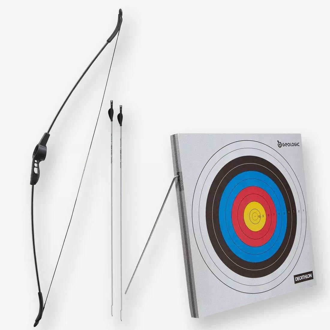 Discovery 100 Archery Set, Fluo Lime Yellow, No Color, large image number 0