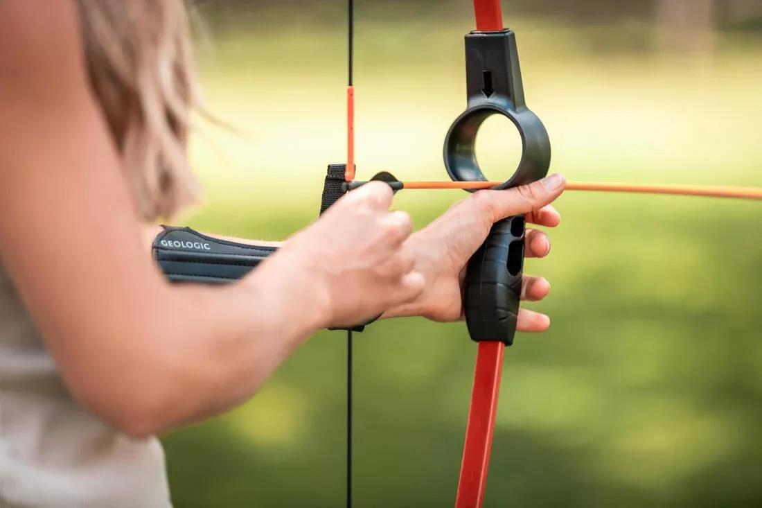 Discovery 100 Archery Bow, Scarlet Red, No Color, large image number 7