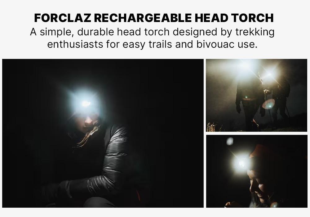 Rechargeable Trekking Head Torch - Trek 100 Usb, Garnet Red, No Color, large image number 18