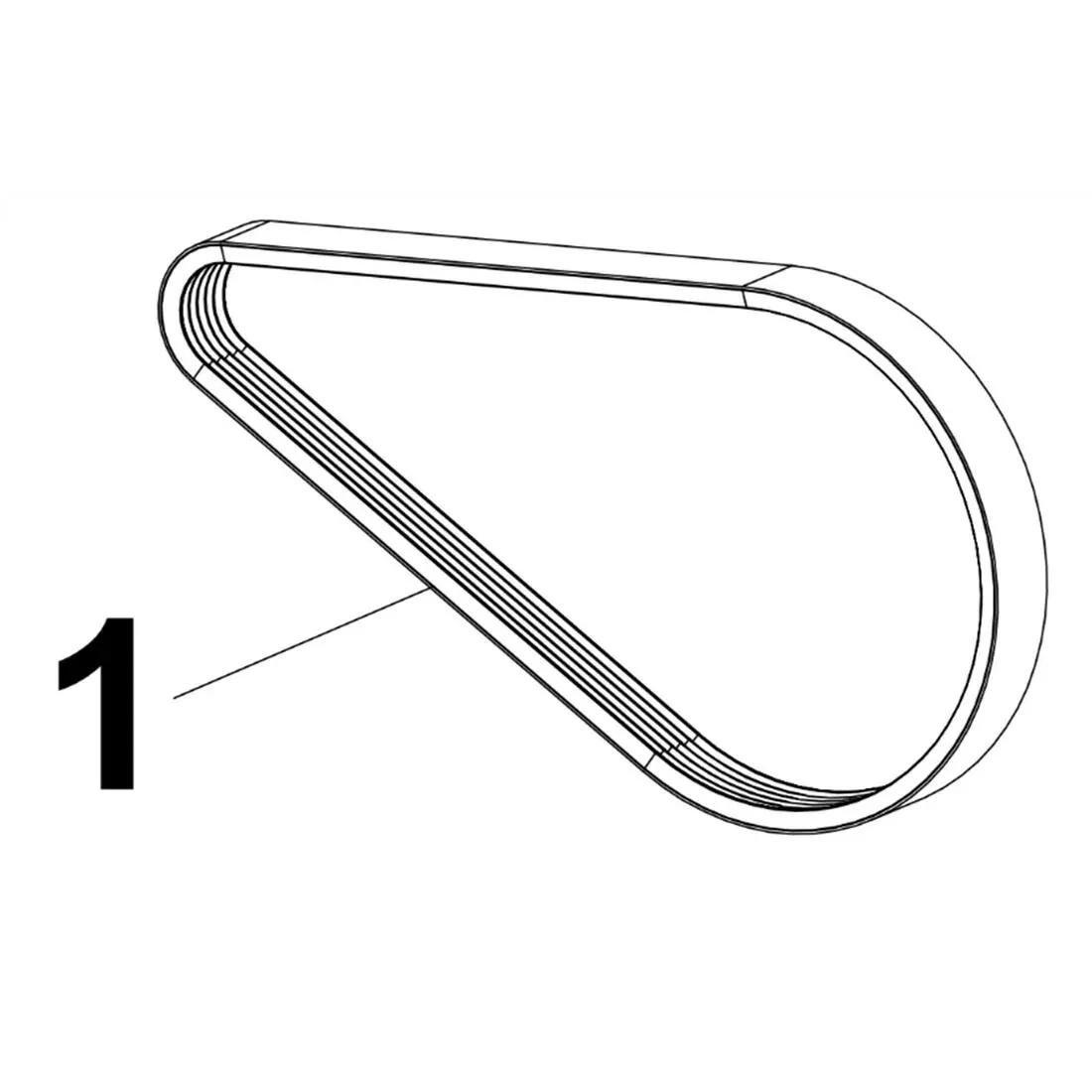 Drive Belt, No Color, large image number 2