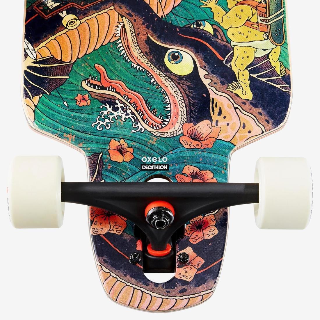 OXELO - Longboard - Free 520 Japan, Multicolour