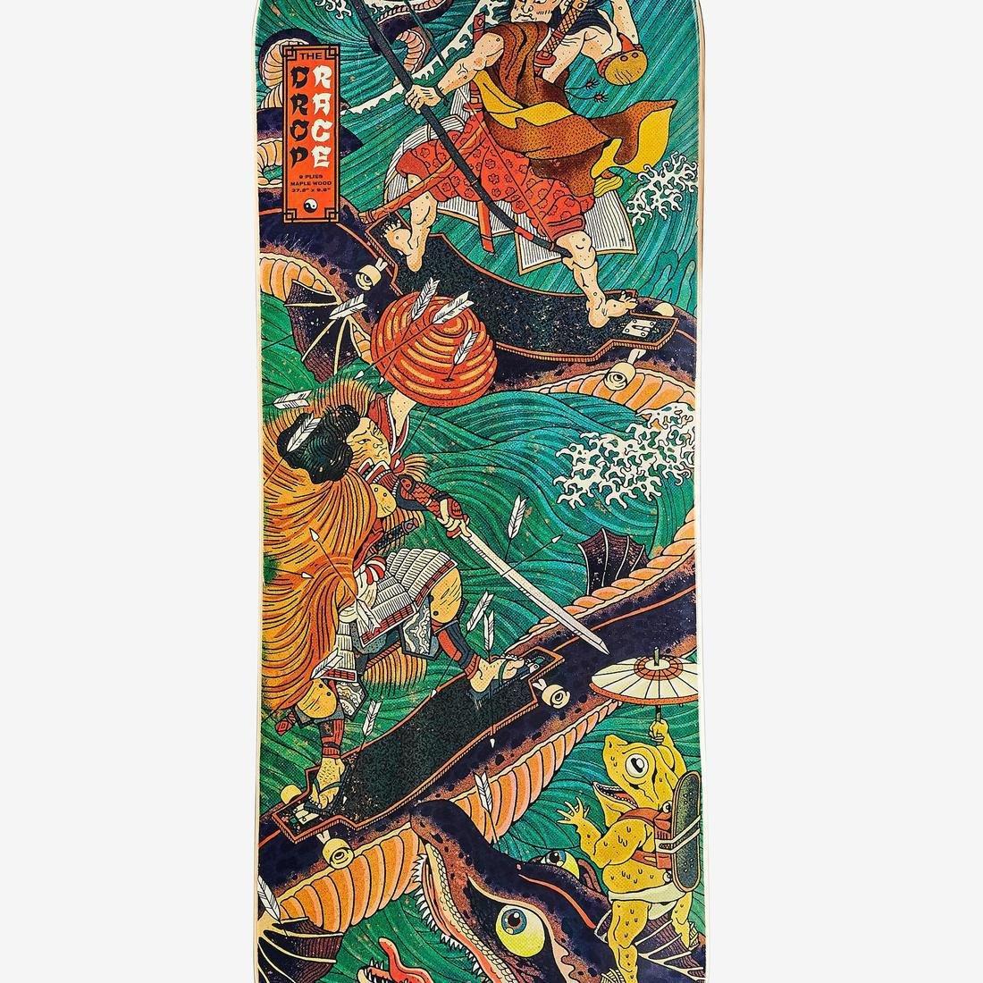 OXELO - Longboard - Free 520 Japan, Multicolour