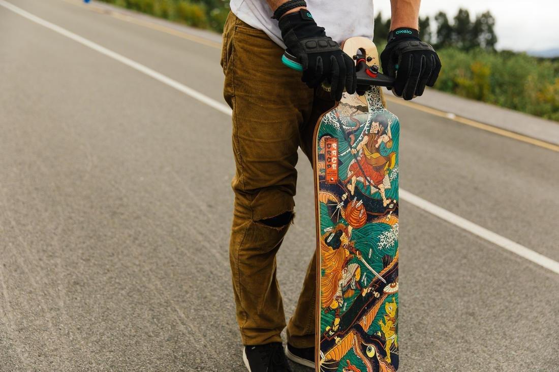 OXELO - Longboard - Free 520 Japan, Multicolour