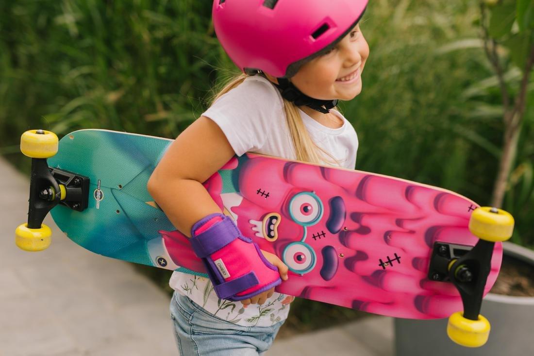 OXELO - Kids' Skateboard Play 120 Medusa