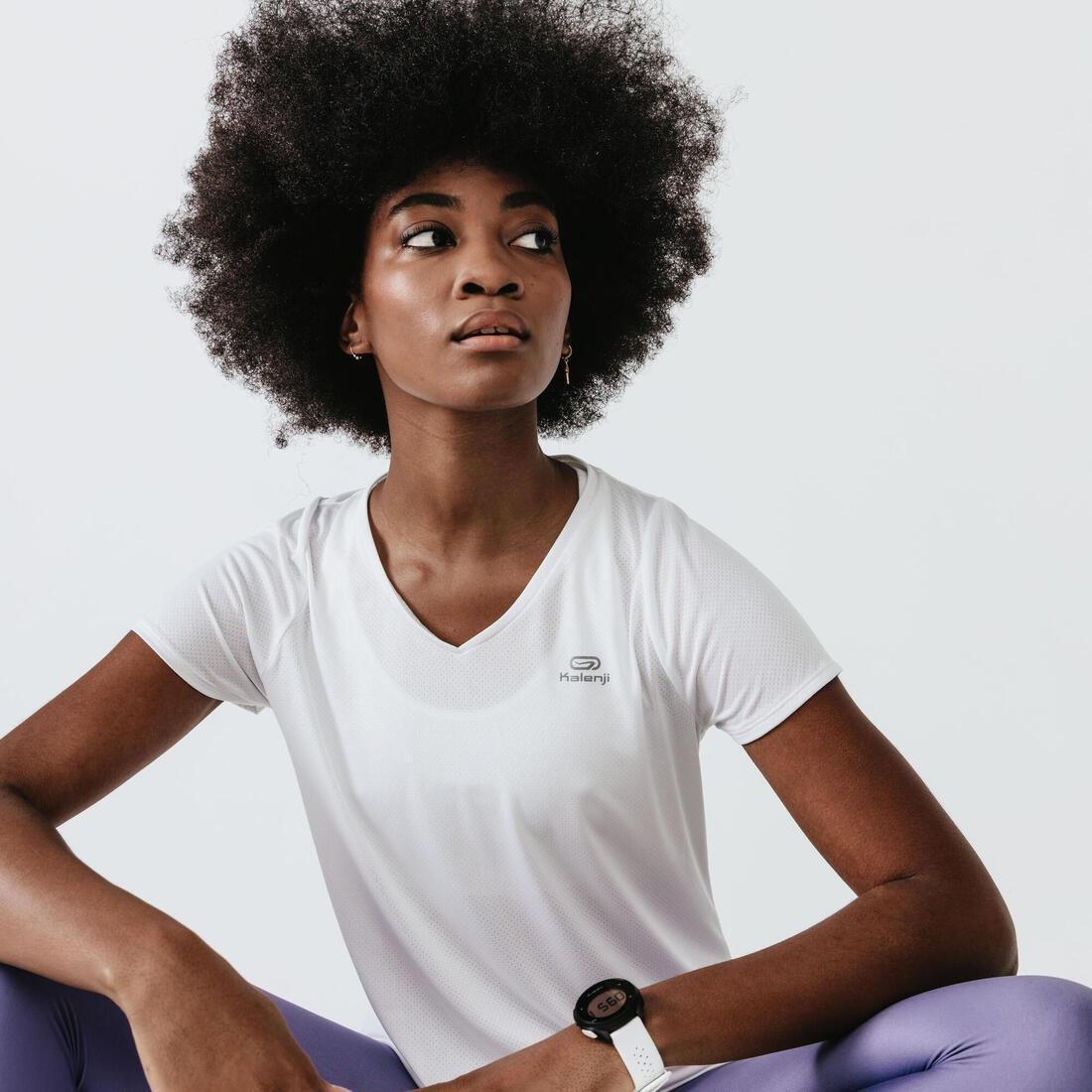 WomenRunning Breathable Short-Sleeved T-Shirt Dry, Pale Mint, No Color, large image number 7