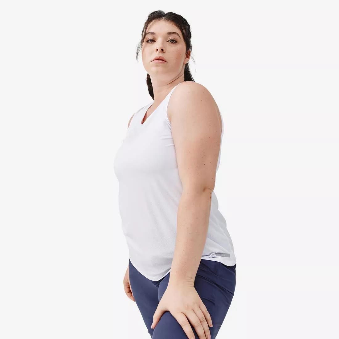 Women Breathable Running Tank Top Dry, White, 5401_000, medium