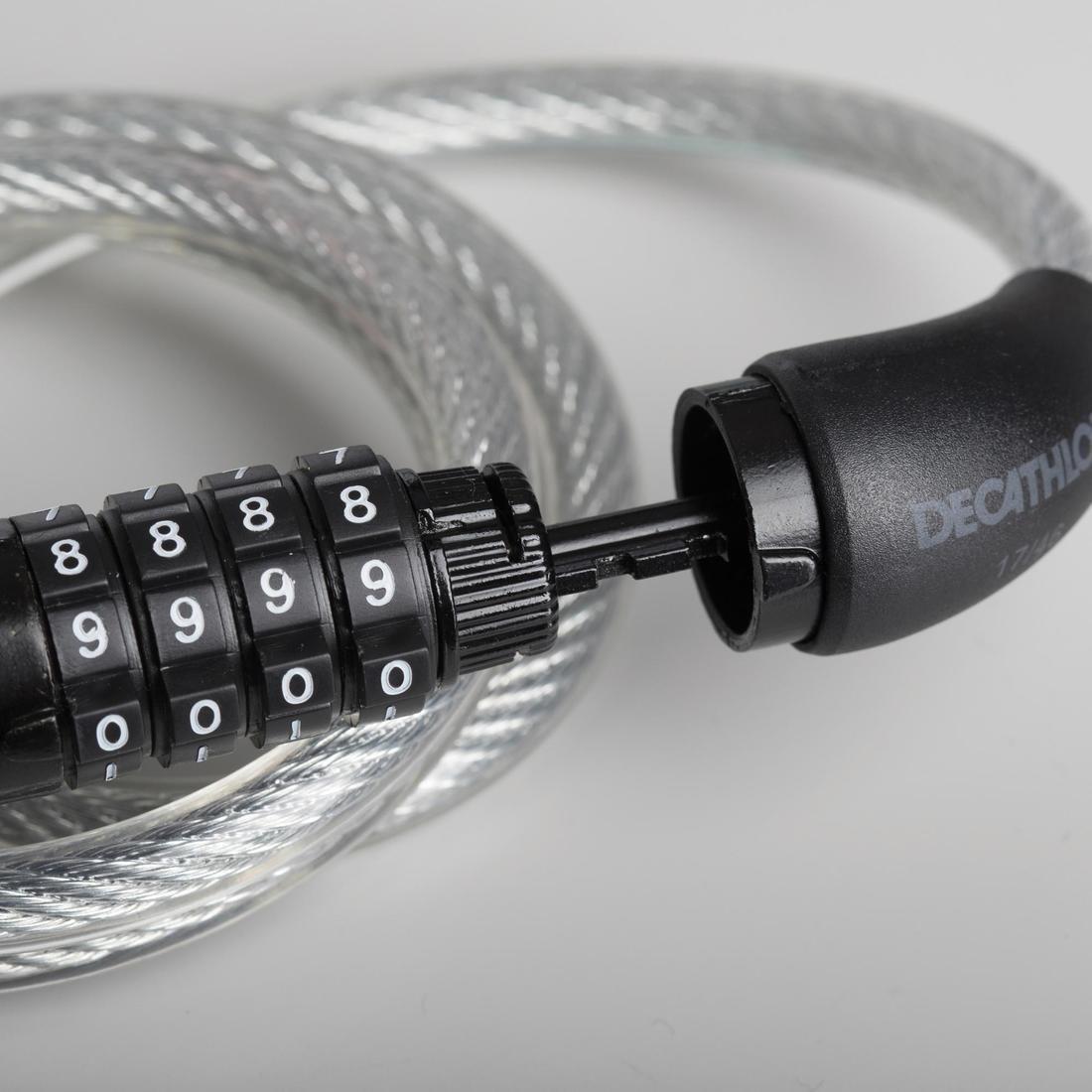 100 Accessory Bike Lock Tri Pack, Grey, No Color, large image number 3