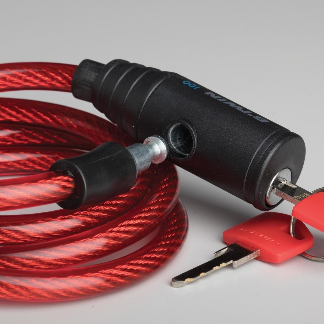 100 Accessory Bike Lock Tri Pack, Grey, No Color, large image number 5