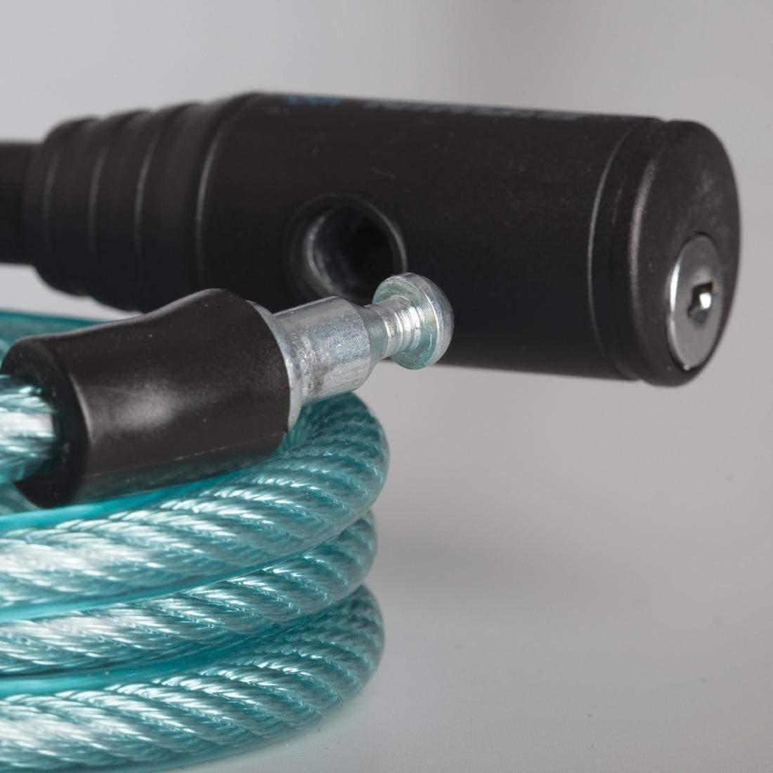 100 Accessory Bike Lock Tri Pack, Grey, No Color, large image number 7