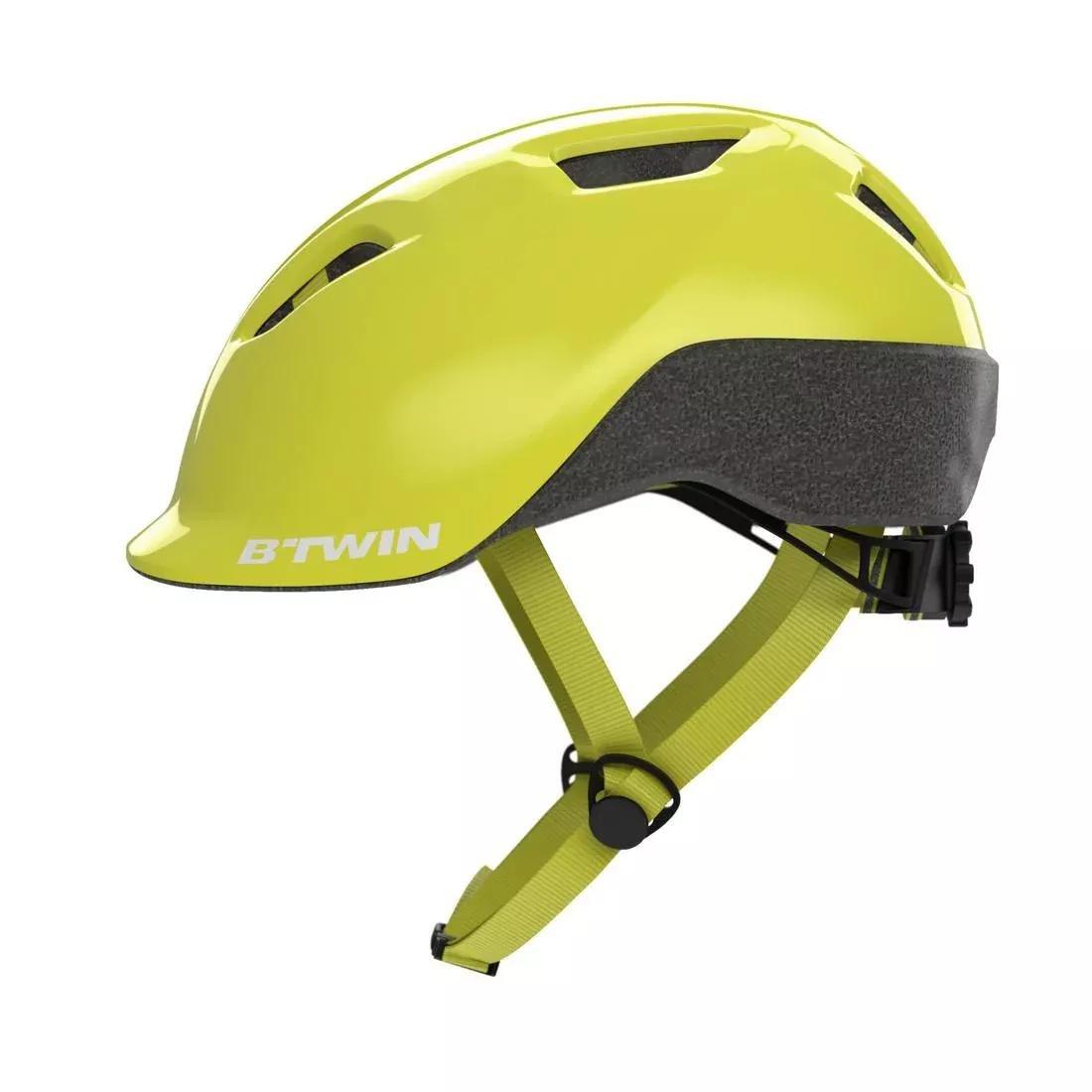 Kids Cycling Helmet 500, Fluo Lime Yellow, , large image number 6