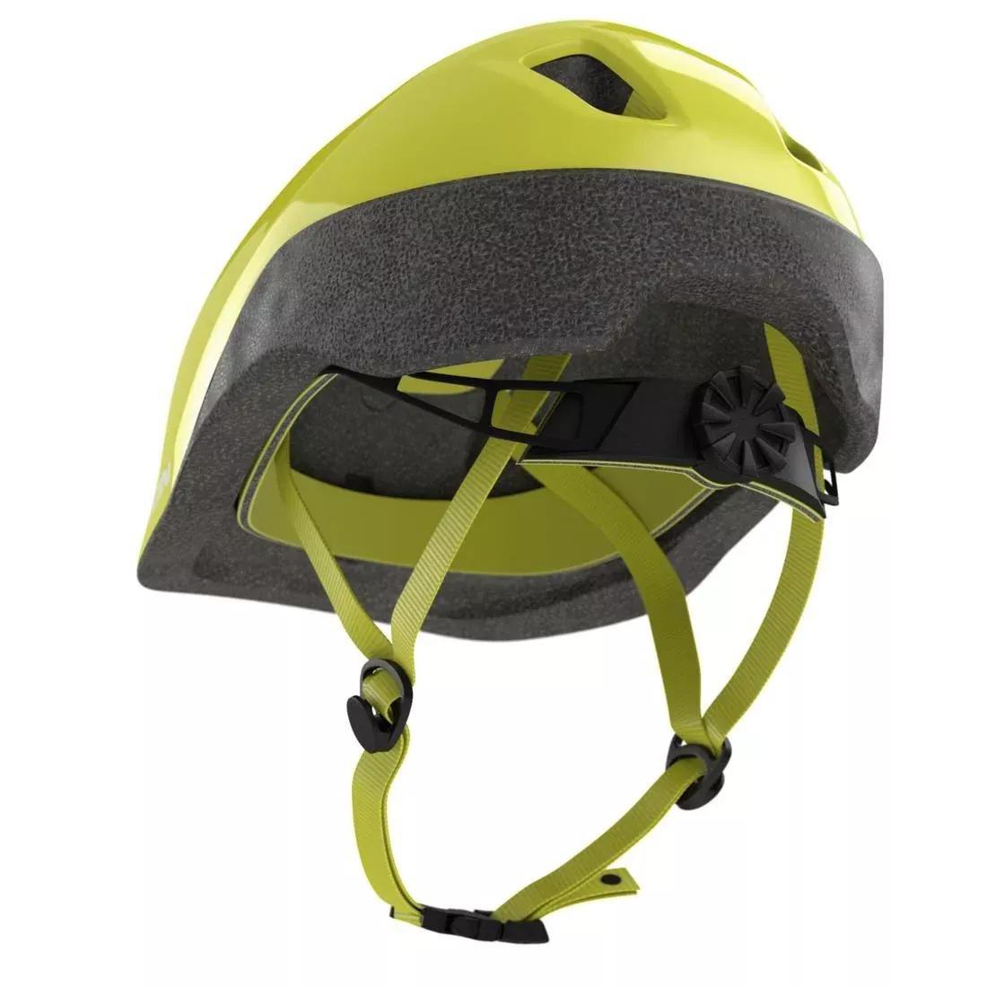 Kids Cycling Helmet 500, Fluo Lime Yellow, , large image number 7