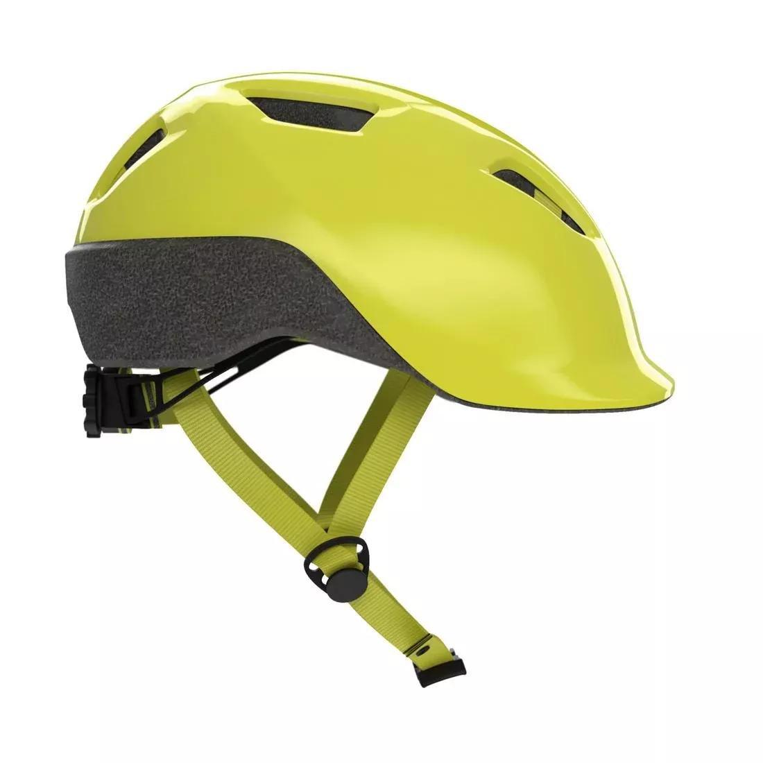 Kids Cycling Helmet 500, Fluo Lime Yellow, , large image number 8