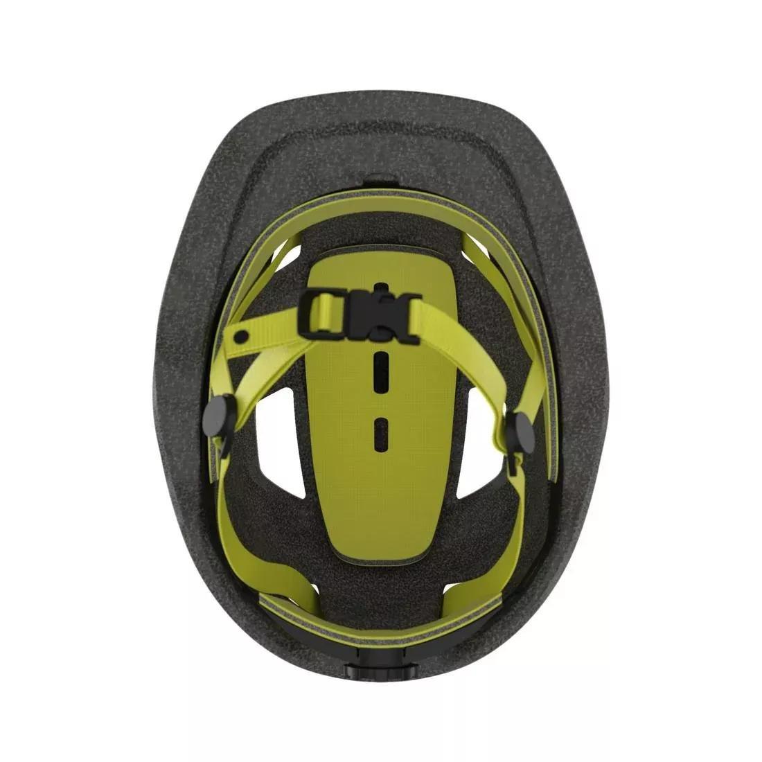 Kids Cycling Helmet 500, Fluo Lime Yellow, , large image number 9