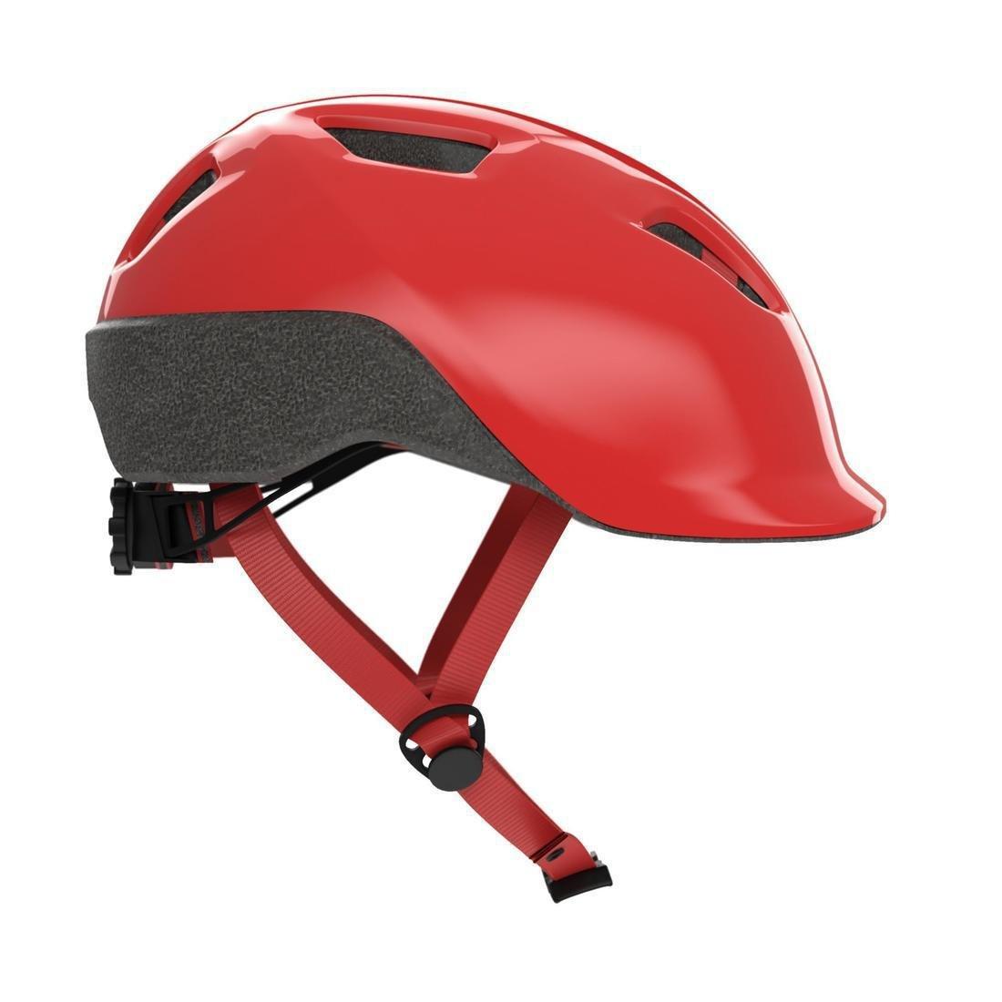 Kids' Cycling Helmet 500, Bright Red, No Color, large image number 2
