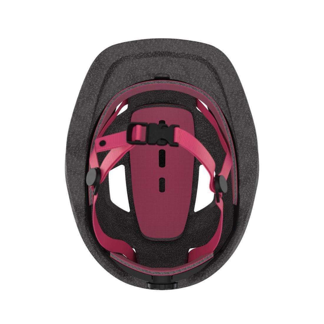 Kids' Cycling Helmet 500, Bright Red, No Color, large image number 12