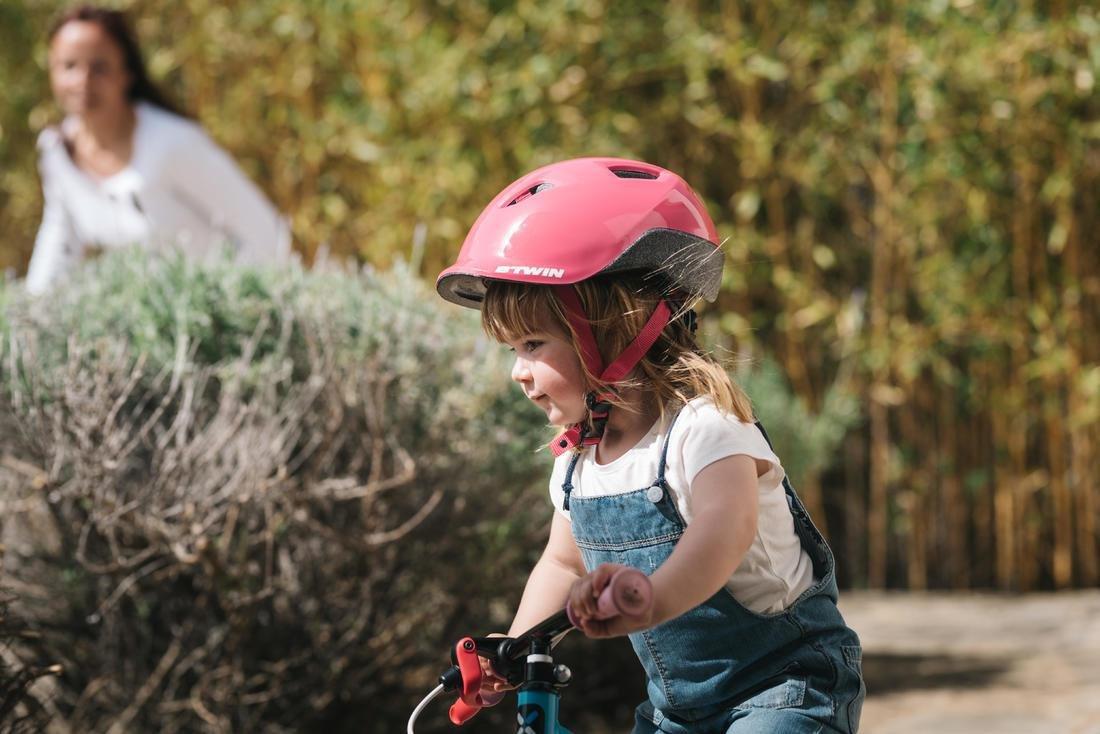 500 Kids' Cycling Helmet 3-10, Blush Pink, No Color, large image number 2