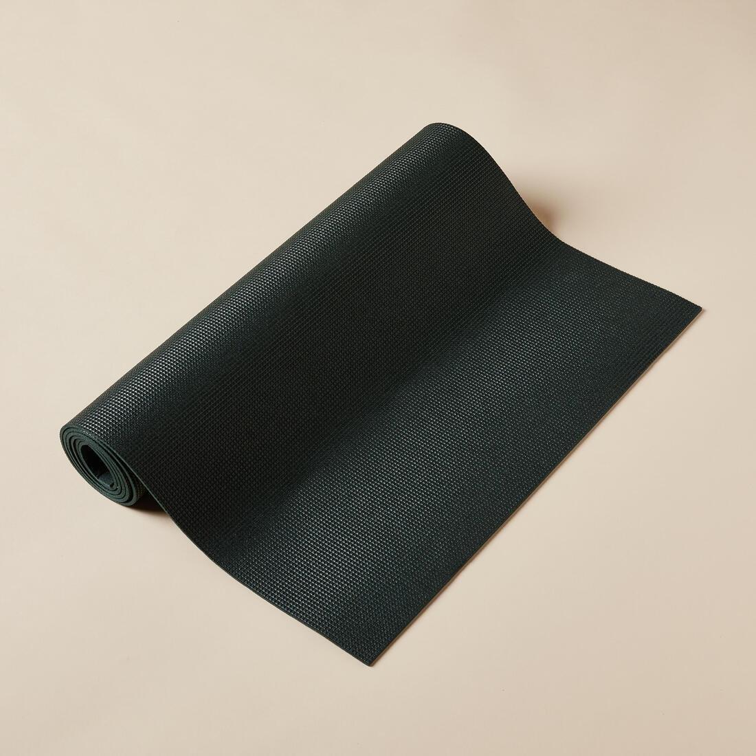 Essential Soft Yoga Mat, Dusty Green, No Color, large image number 0