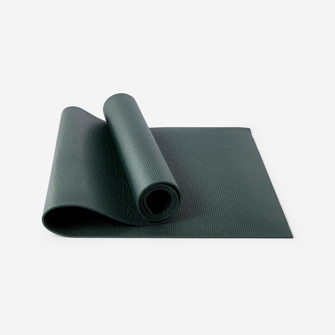 Essential Soft Yoga Mat, Dusty Green, No Color, medium