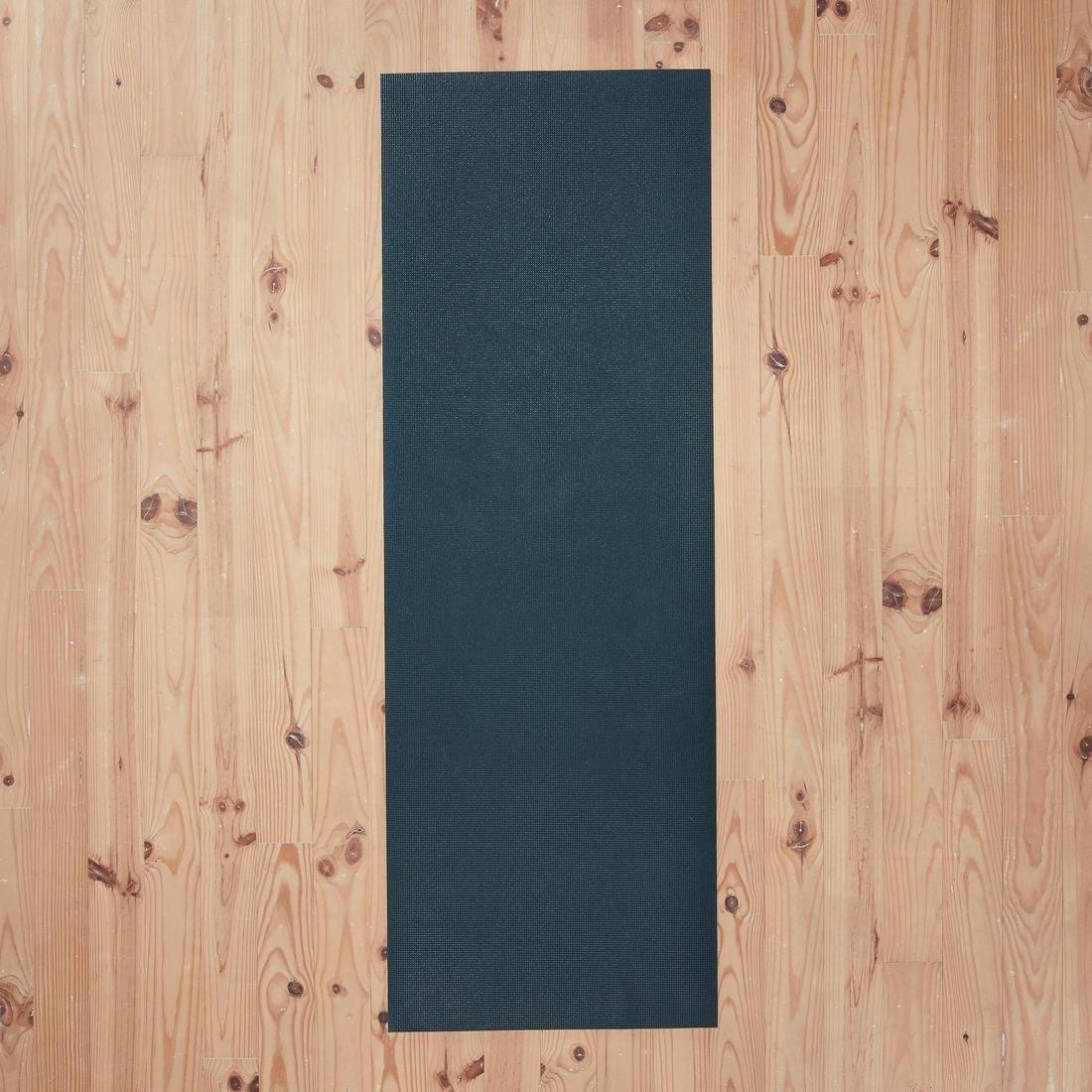 Essential Soft Yoga Mat, Dusty Green, No Color, large image number 1
