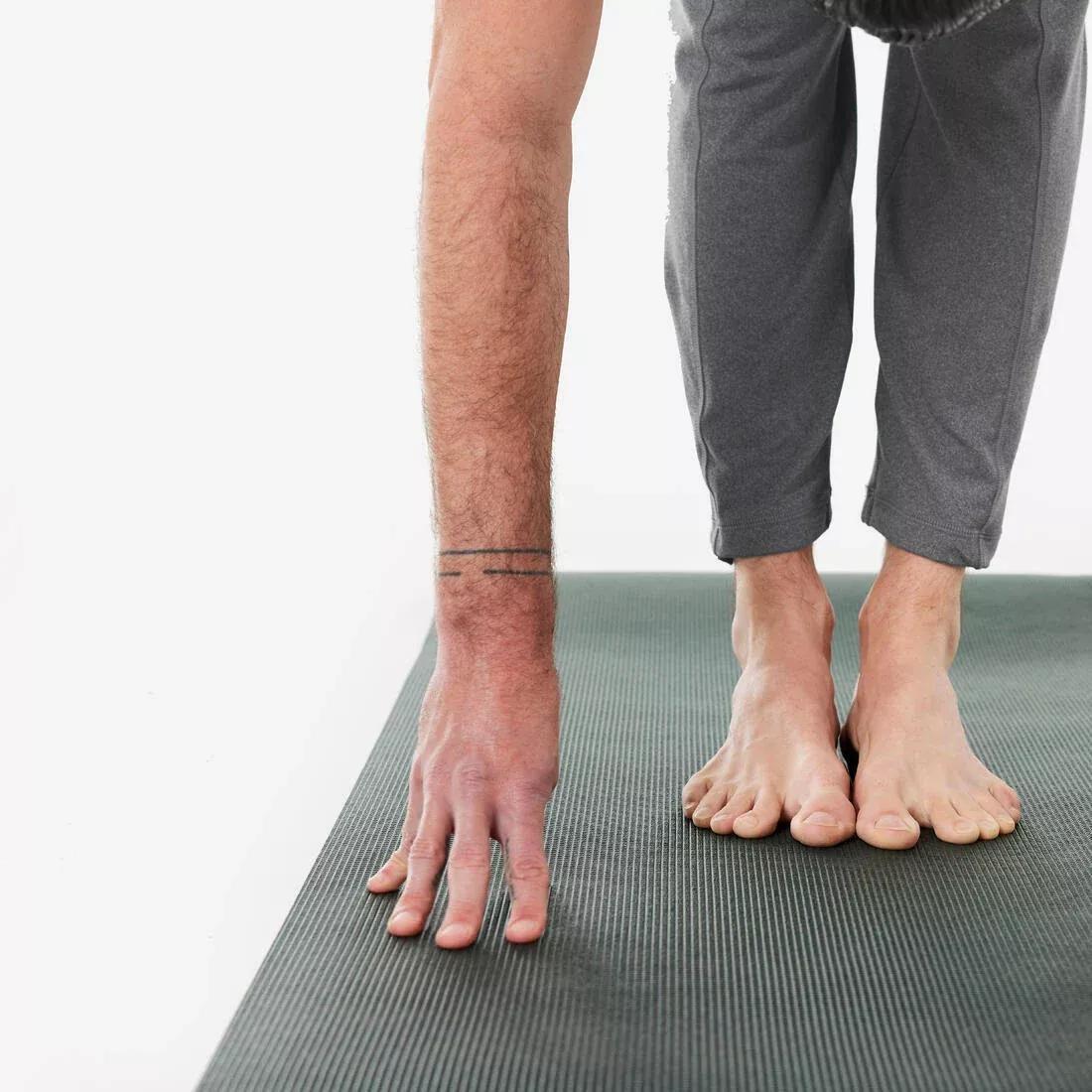 Essential Soft Yoga Mat, Dusty Green, No Color, large image number 9