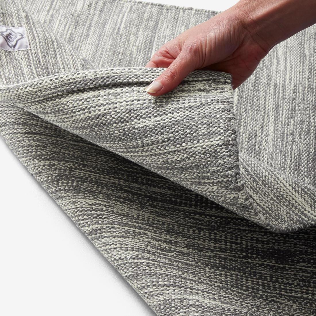 Gentle Yoga Cotton Mat 4 Mm, Grey, No Color, large image number 2