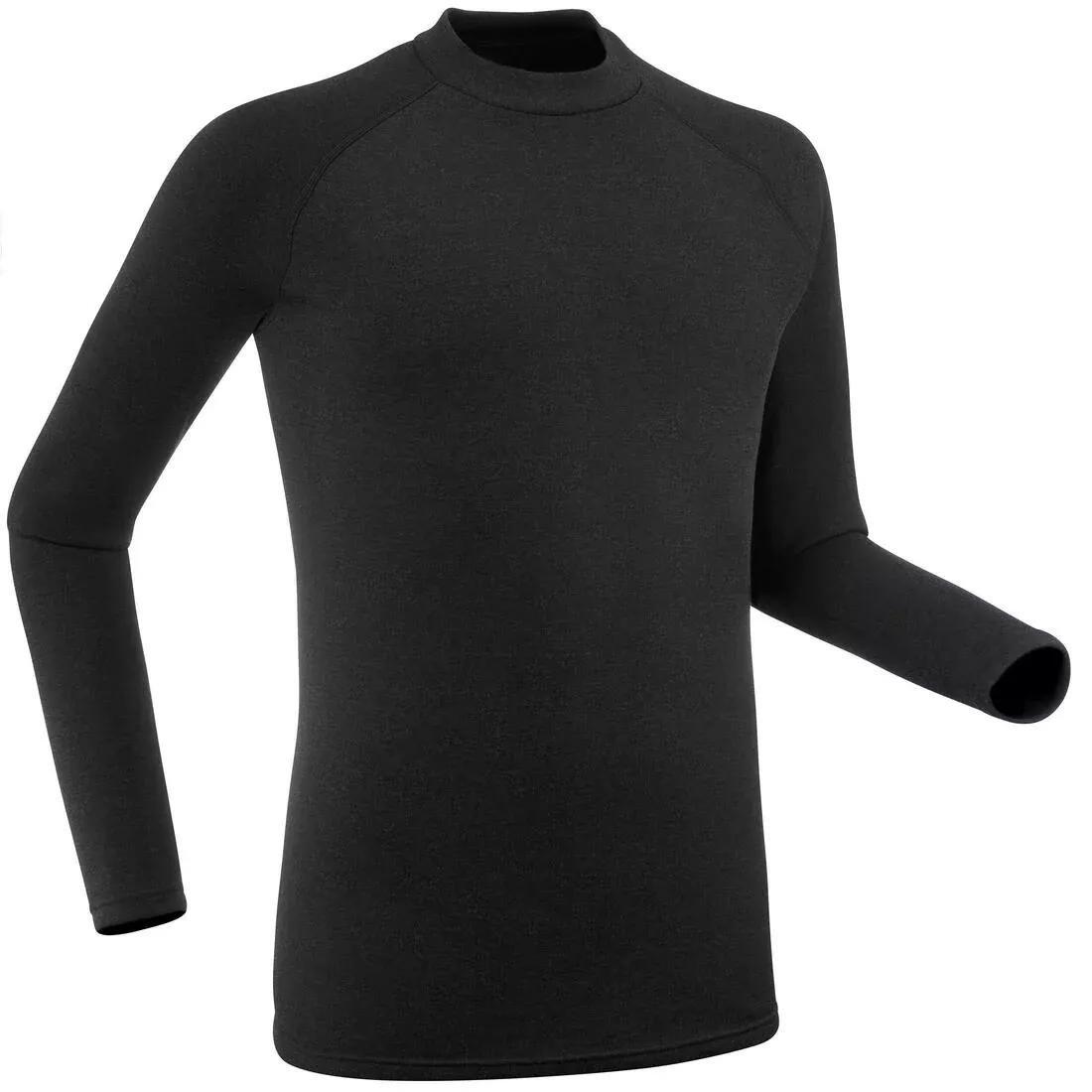 Base Layer Ski Top 100, Charcoal Grey, No Color, large image number 1