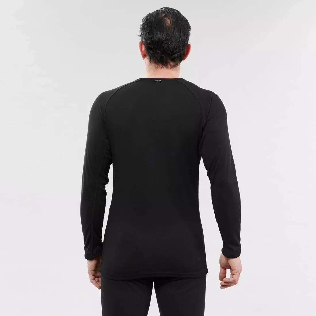 Base Layer Ski Top 100, Charcoal Grey, , large image number 4