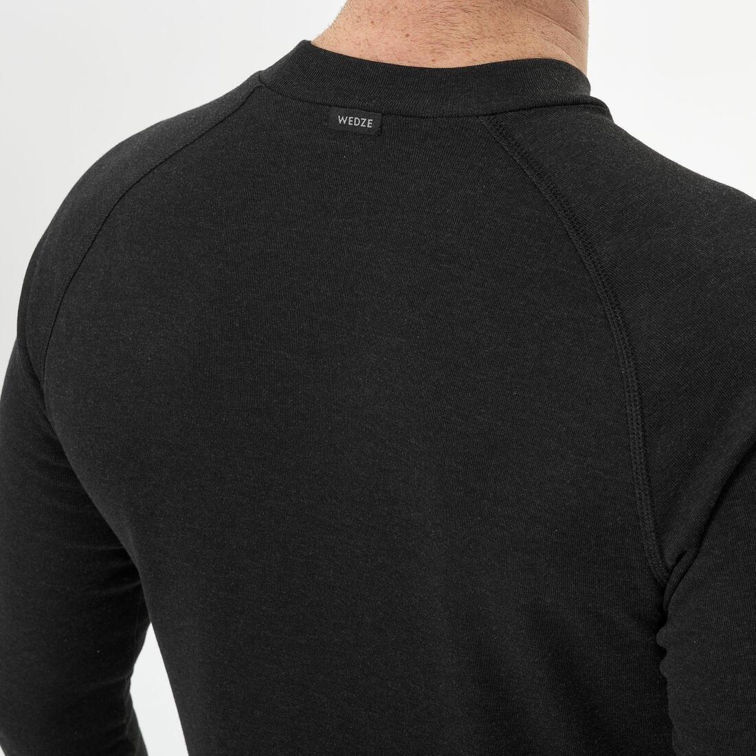 Base Layer Ski Top 100, Charcoal Grey, , large image number 5