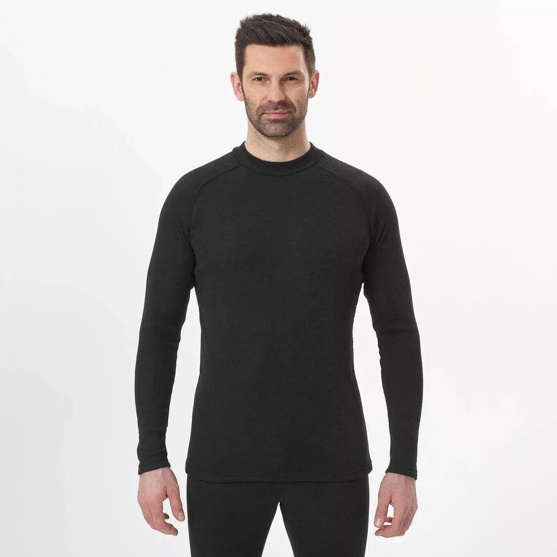 Base Layer Ski Top 100, Charcoal Grey, , large image number 6