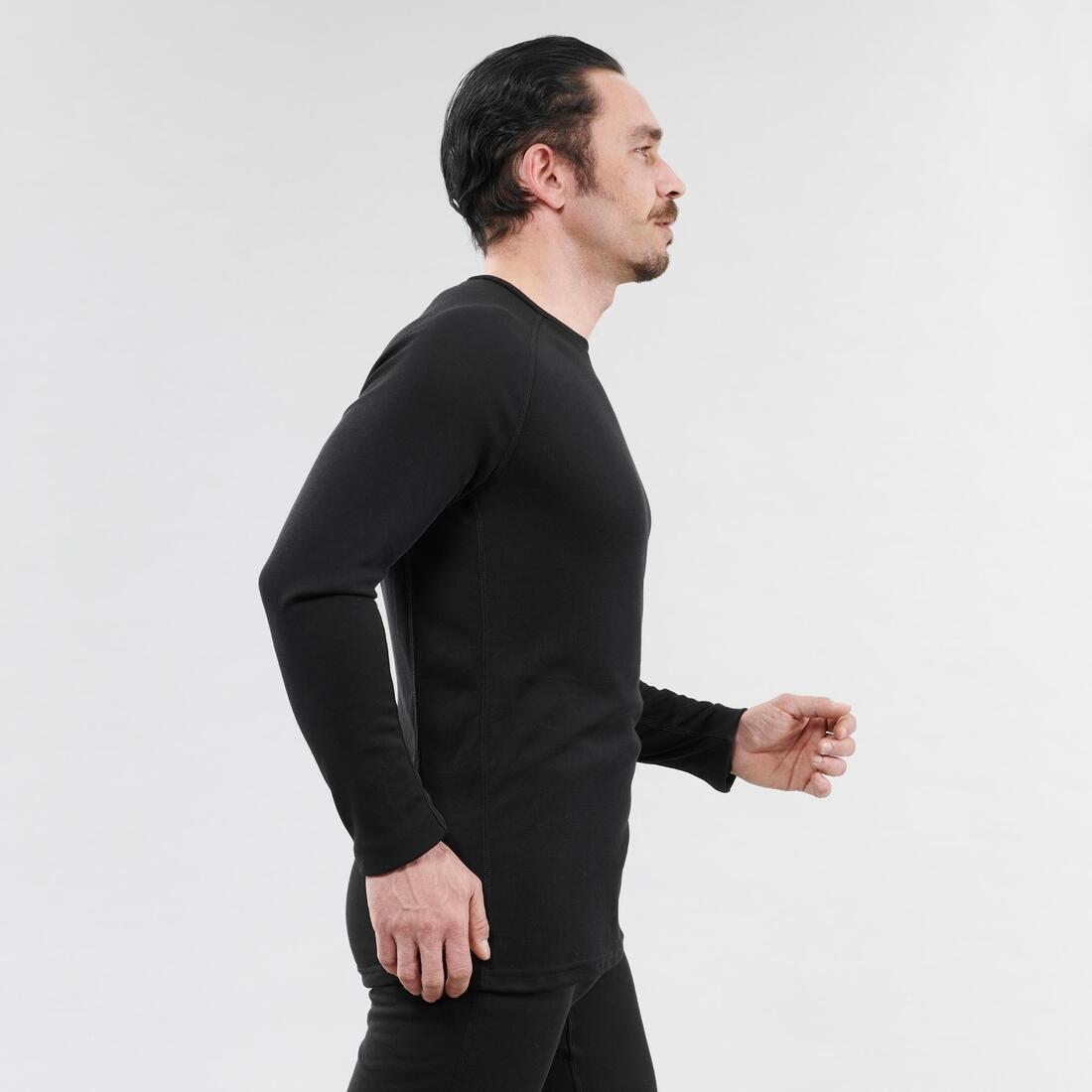 Base Layer Ski Top 100, Charcoal Grey, , large image number 14