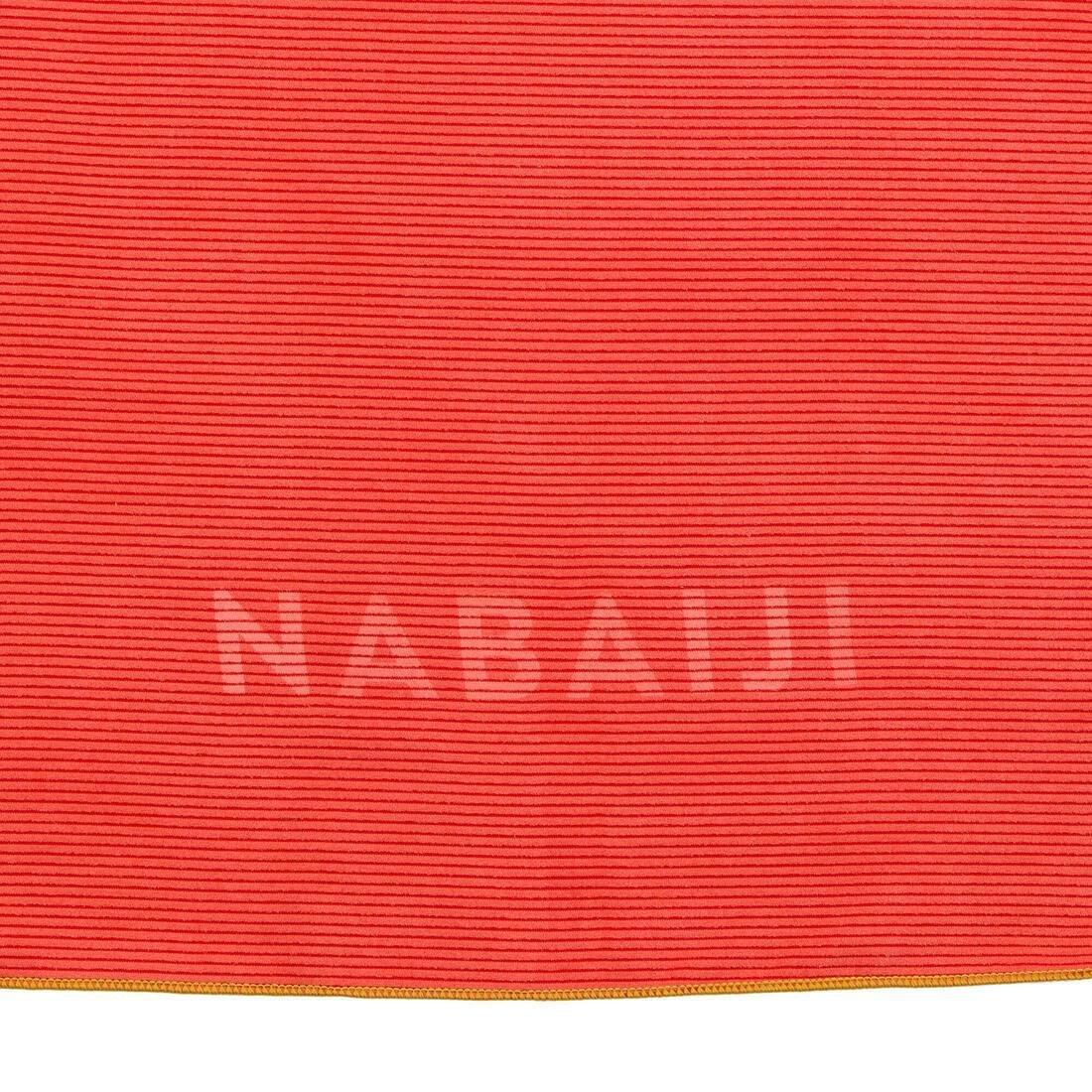 Swimming Microfibre Towel, Striped, Navy, No Color, large image number 4
