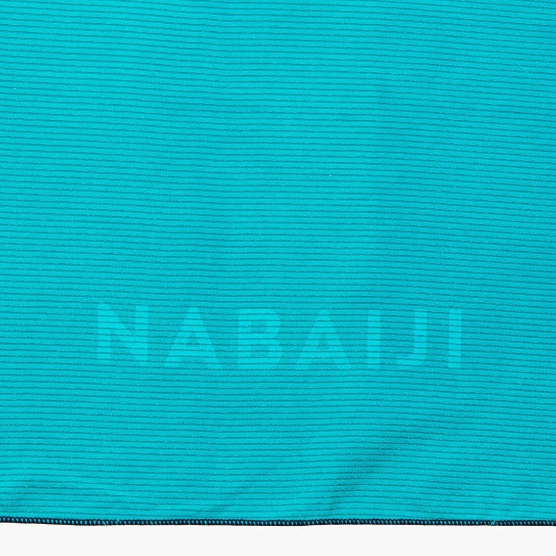 NABAIJI - Swimming Microfibre Towel, Striped, Navy
