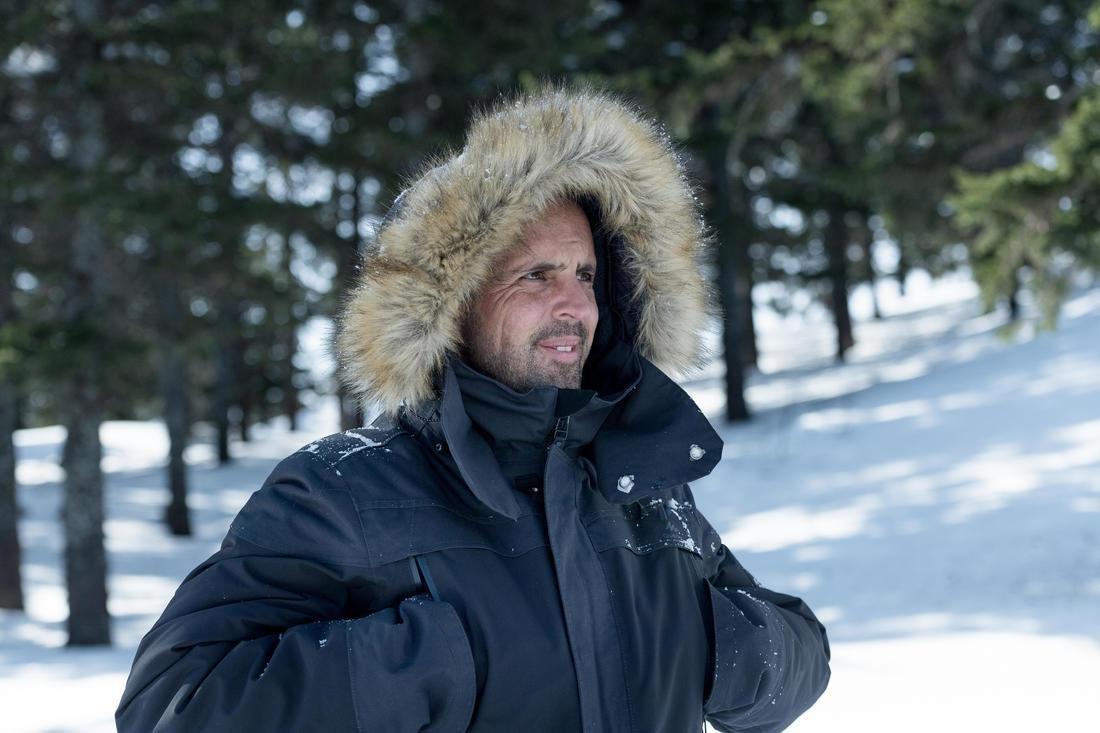 Men's Waterproof Hiking Parka - Sh500 Ultra-Warm -2, Black, No Color, large image number 8