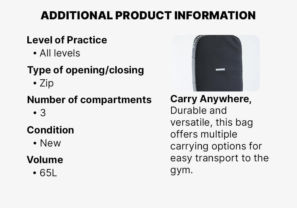 900 Combat Sports Bag, Black, No Color, medium