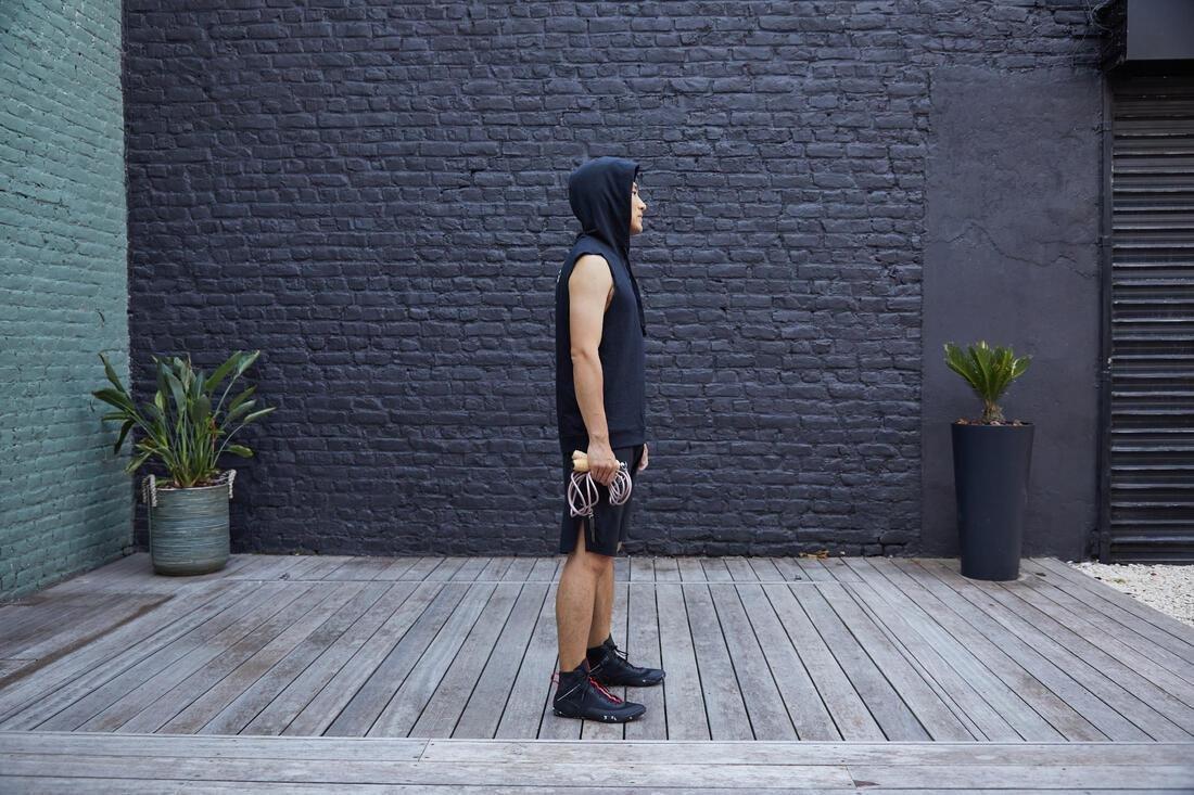 Wooden Boxing Skipping Rope With Removable Weights, Cream, No Color, large image number 5