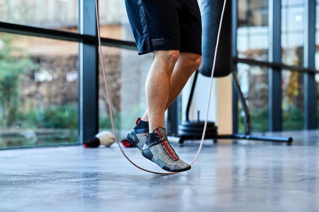 Wooden Boxing Skipping Rope With Removable Weights, Cream, No Color, large image number 7