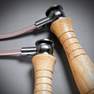 OUTSHOCK - Wooden Boxing Skipping Rope With Removable Weights, Cream
