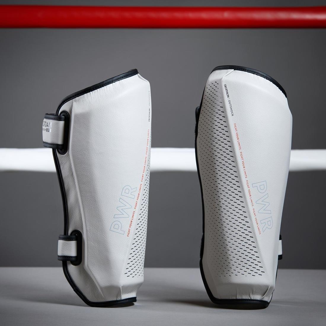 500 Ergo Boxing Shin Guard, Grey, , large image number 1