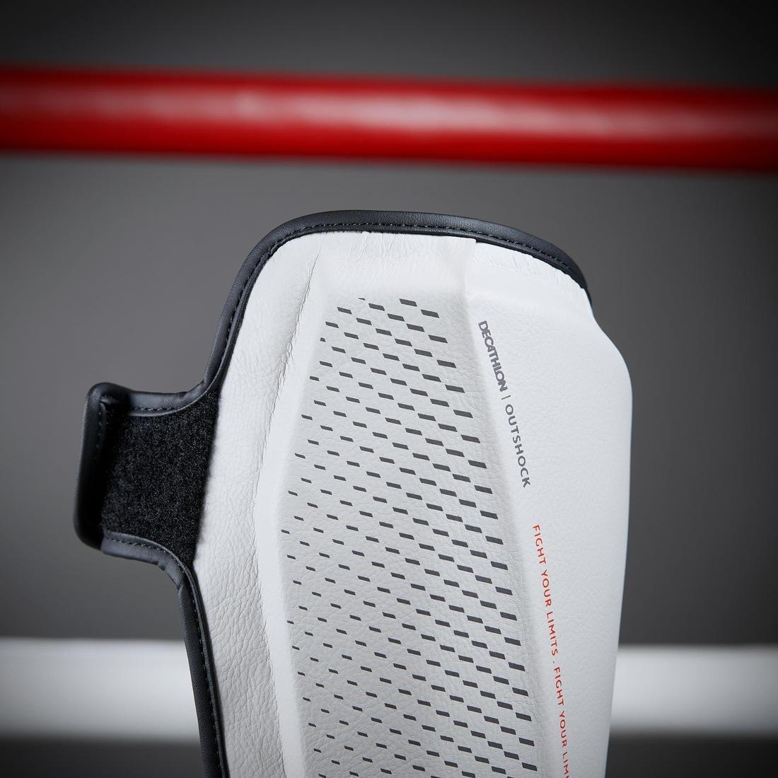500 Ergo Boxing Shin Guard, Grey, , large image number 7