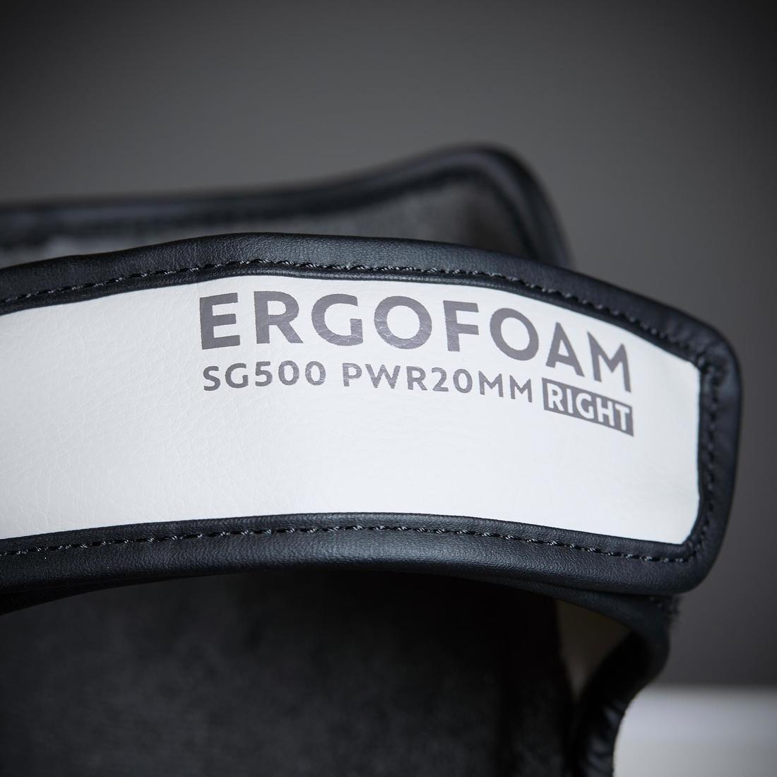 500 Ergo Boxing Shin Guard, Grey, , large image number 10
